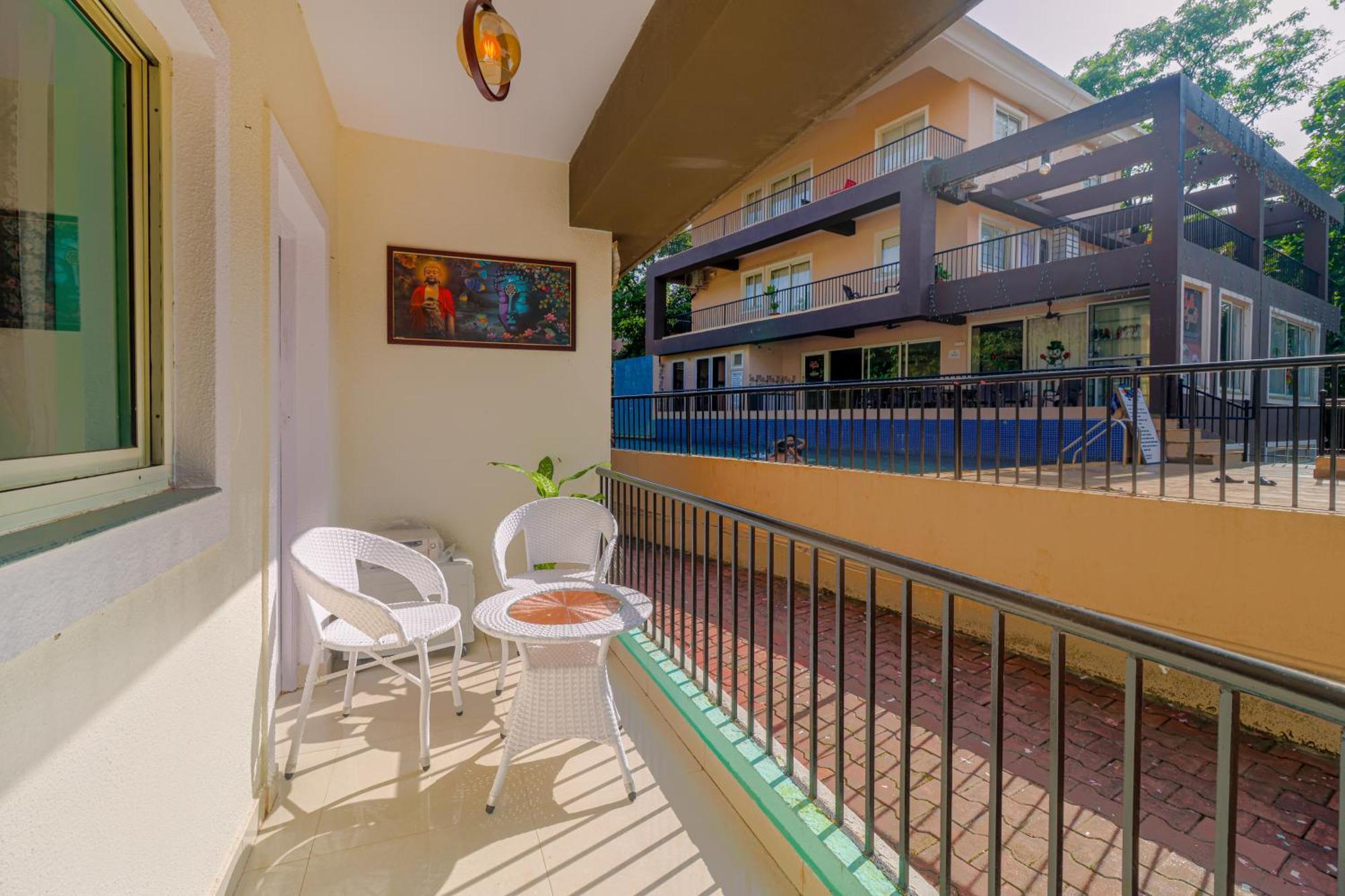 4Bhk Sparkling Apartment Near Beach Pool & Bar 2Bhkx2 Vagator Exterior foto